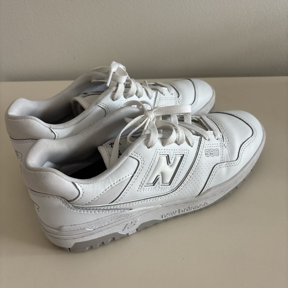 New Balance 550 white sneakers